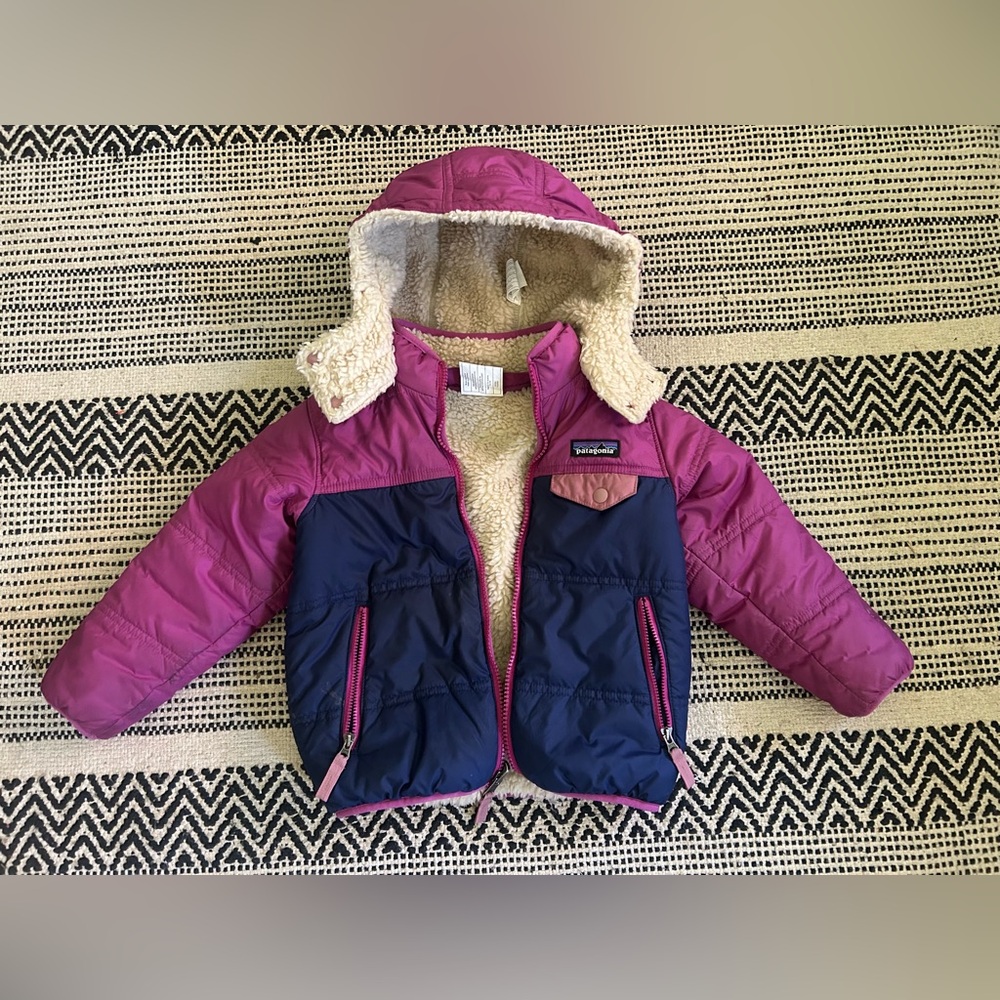 Patagonia toddler 4T reversible coat